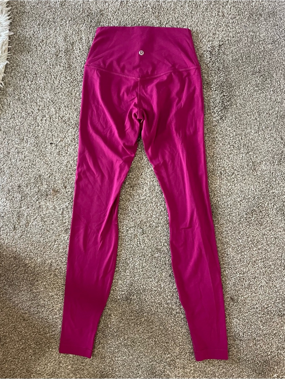 Lululemon Deep Pink High-Rise Leggings